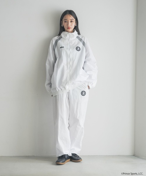 LOHEN ローヘン エコナイロンブルゾン　ホワイト　美品 LOWRYS FARM（ローリーズファーム）の「princeナイロンブルゾン