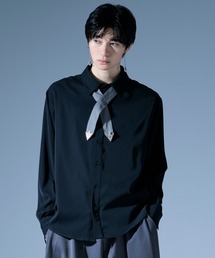 Ellno Loset | ノーブルクロスボウタイツキトロミシャツ/SETUP対応(シャツ/ブラウス)