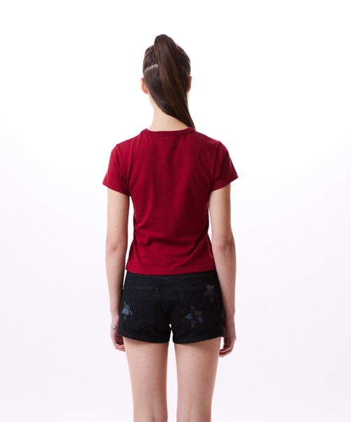 LUVISTRUE(ラヴイズトゥルー)の「IM RUBBIT TEE(Tシャツ/カットソー・レディース・ネイビー/チャコールグレー/ホワイト/バーガンディー・FREE)」の9枚目の写真