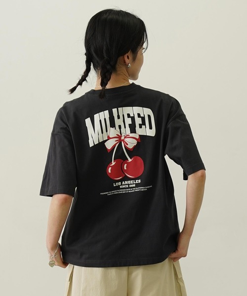 CHERRY AND RIBBON WIDE S/S TEE（Tシャツ/カットソー