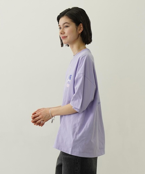CHERRY AND RIBBON WIDE S/S TEE（Tシャツ/カットソー
