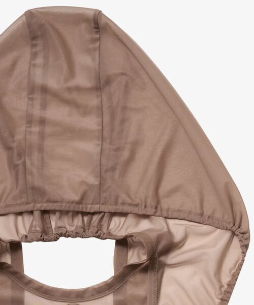 STUDIOUS(ステュディオス)の「【POOLDE/プールデ】Skin Hoodie Vest/スキンフーディーベスト(その他トップス・レディース・ブラック/ベージュ・FREE)」の10枚目の写真