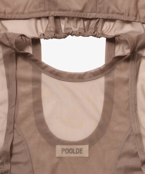 STUDIOUS(ステュディオス)の「【POOLDE/プールデ】Skin Hoodie Vest/スキンフーディーベスト(その他トップス・レディース・ブラック/ベージュ・FREE)」の11枚目の写真