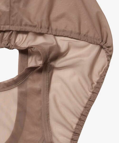 STUDIOUS(ステュディオス)の「【POOLDE/プールデ】Skin Hoodie Vest/スキンフーディーベスト(その他トップス・レディース・ブラック/ベージュ・FREE)」の12枚目の写真