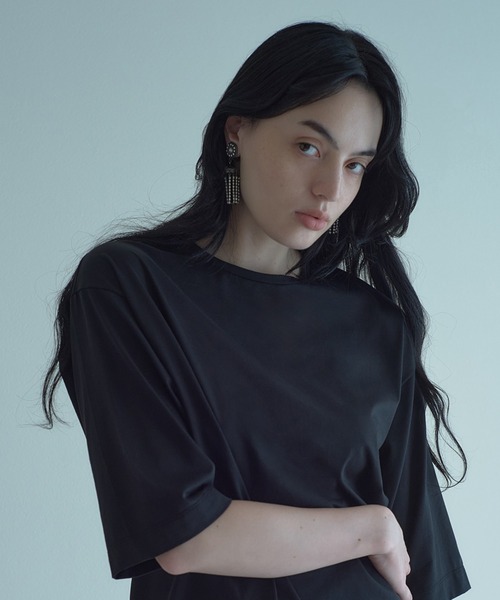 IRIS47（イリスフォーセブン）の「【IRIS 47】palace crystal fringe earring/パレス クリスタル フリンジ イヤリング BO162（イヤリング・レディース・ブラック/シルバー・FREE）」の12枚目の写真