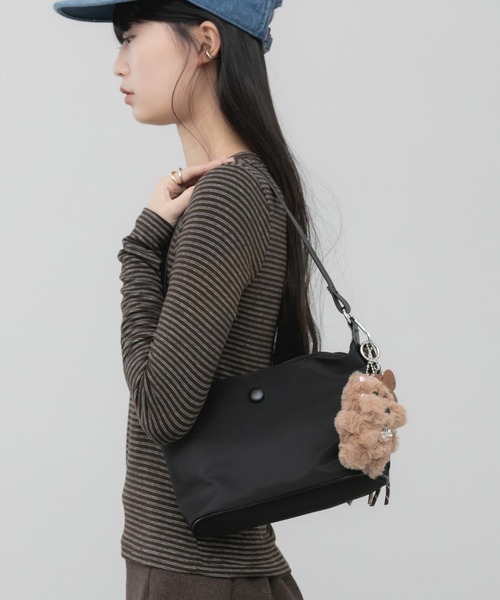 セール】ワンハンドルナイロンショルダーバッグ/2WAY シンプル 韓国