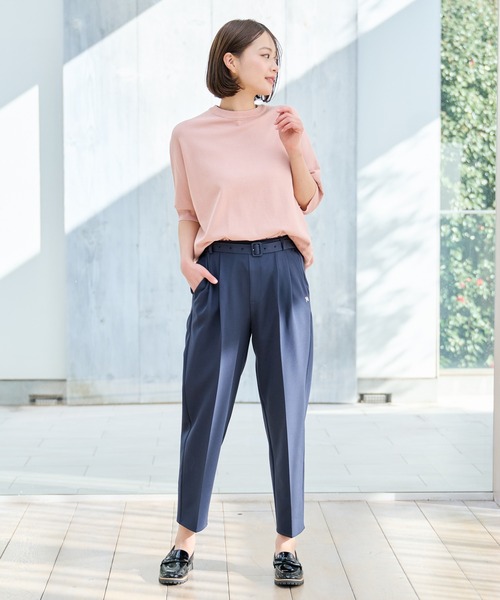 Arnold Palmer(アーノルドパーマー)の「リネンタッチ エアリ― ニット プルオーバー(ニット/セーター・レディース・アイボリー/ブラック/ピンク・S/L/M)」の12枚目の写真