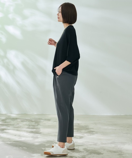 Arnold Palmer(アーノルドパーマー)の「リネンタッチ エアリ― ニット プルオーバー(ニット/セーター・レディース・アイボリー/ブラック/ピンク・S/L/M)」の14枚目の写真