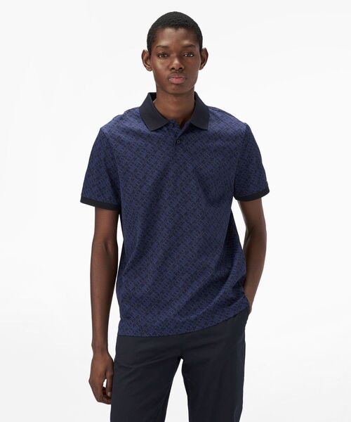 セール】モノグラムレギュラーポロシャツ（ポロシャツ）｜TOMMY