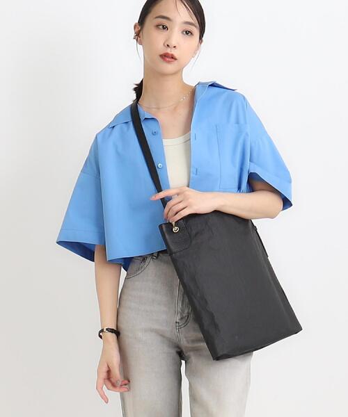 TOFF&LOADSTONE（トフアンドロードストーン）の「Sack minimal（ザック ミニマル）（ショルダーバッグ・レディース・カーキ/ライトグレー系9/ブラック・00）」の7枚目の写真