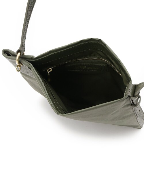 TOFF&LOADSTONE（トフアンドロードストーン）の「Sack minimal（ザック ミニマル）（ショルダーバッグ・レディース・カーキ/ライトグレー系9/ブラック・00）」の17枚目の写真