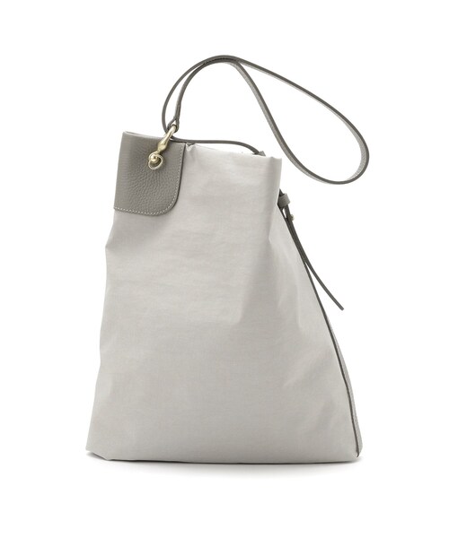 TOFF&LOADSTONE（トフアンドロードストーン）の「Sack minimal（ザック ミニマル）（ショルダーバッグ・レディース・カーキ/ライトグレー系9/ブラック・00）」の22枚目の写真