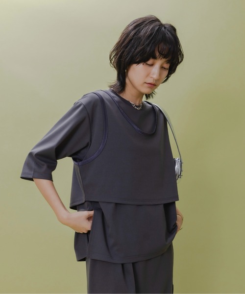 レイヤード トップス（Tシャツ/カットソー）｜Eimee Law