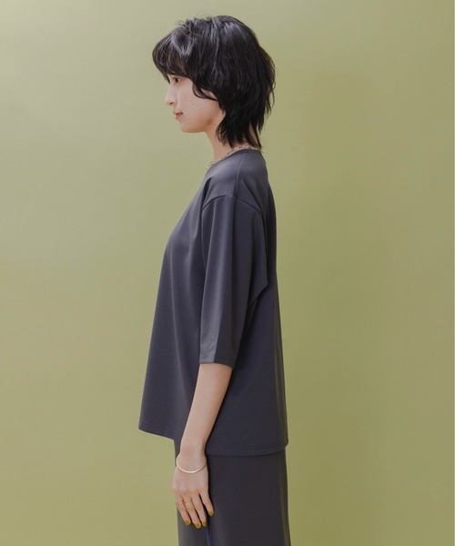 Eimee Law(エイミーロウ)の「レイヤード トップス(Tシャツ/カットソー・レディース・ダークグレー/グレー/ベージュ/ブラック・FREE)」の17枚目の写真
