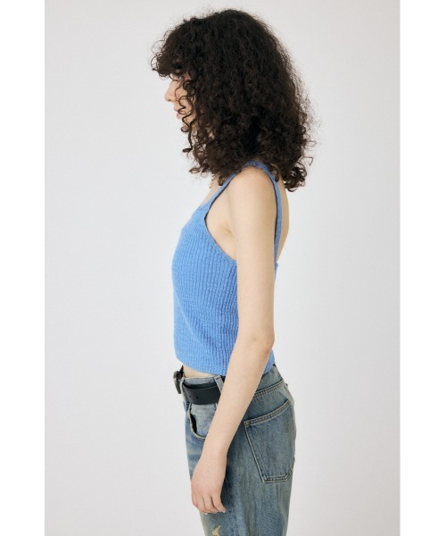 MOUSSY(マウジー)の「SLUB ニットアンサンブル(ニット/セーター・レディース・アイボリー/ブラック/ライトブルー・FREE)」の15枚目の写真