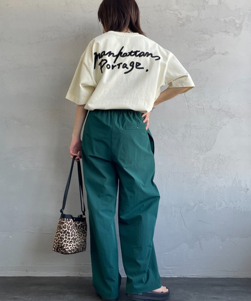 MANHATTAN PORTAGE/マンハッタンポーテージ] 手書き風バック刺繍