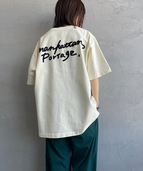 MANHATTAN PORTAGE/マンハッタンポーテージ] 手書き風バック刺繍