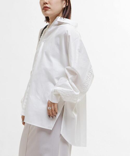 STAR☆LACE】BACK LACE OVERSIZED SHIRTS（シャツ/ブラウス 