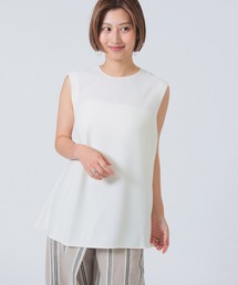 Demi-Luxe BEAMS | 【ビームスの百名品】ジョーゼット フレア ブラウス［手洗い可］(シャツ/ブラウス)