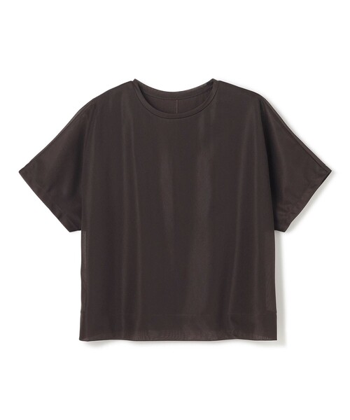 UNFILO（アンフィーロ）の「シアーレイヤードT（Tシャツ/カットソー・レディース・ホワイト系/ターコイズブルー系/ブラック系/ダークブラウン系・X-LARGE）」の18枚目の写真