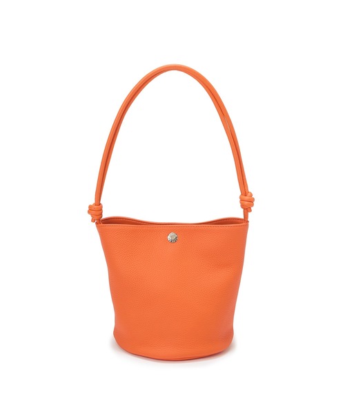 Breath TOPKAPI(ブレストプカピ)の「【Breath TOPKAPI】【新色追加】シュリンクレザー ノットハンドル 2way ショルダーバッグ(ショルダーバッグ・レディース・ブラック/グレイッシュベージュ/ホワイト/グリーン/イエロー/グレイッシュブルー/シルバー/クリーム/オレンジ・FREE)」の12枚目の写真
