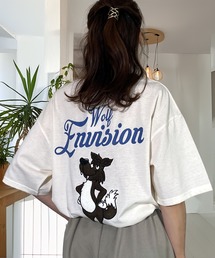 レトロ ポップ サガラ刺繍 半袖 Tシャツ 韓国 ファッション ストリート