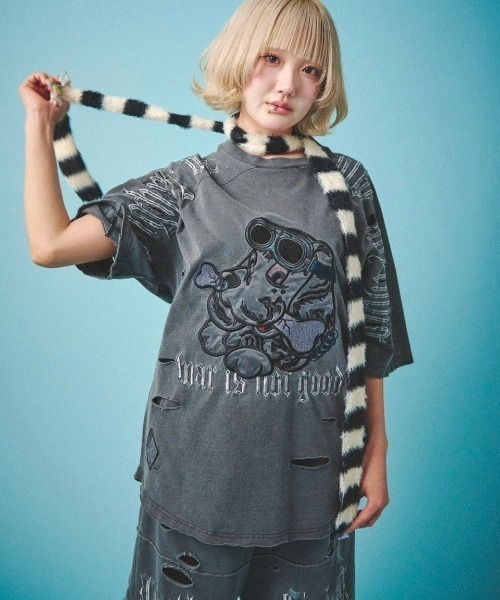 GALFY（ガルフィー）病みに染まりし反戦T 半袖Tシャツ 楽天市場】GALFY ガルフィー 病みに染まりし反戦Tシャツ 正規品