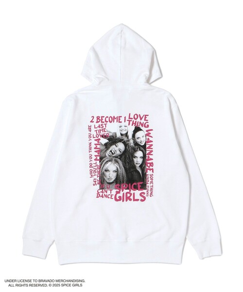  j.n.r.d（ジェー・エヌ・アール・ディー）の「【SPICEGIRLS/スパイスガールズ】j.n.r.d/ストリートフォトプリントフルジップパーカー（パーカー・メンズ・ホワイト/ブラック・L/LL/M）」の5枚目の写真