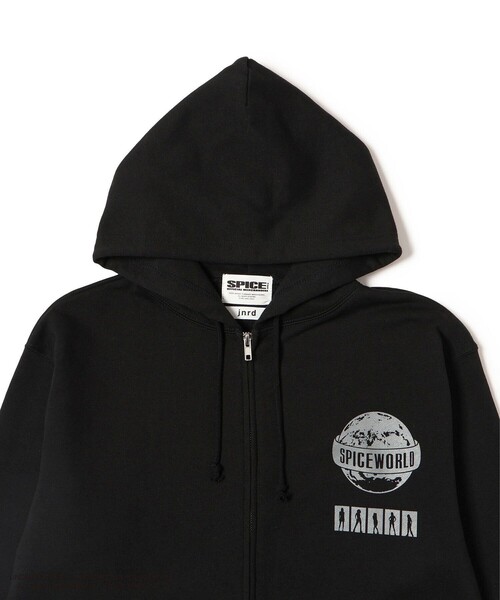  j.n.r.d（ジェー・エヌ・アール・ディー）の「【SPICEGIRLS/スパイスガールズ】j.n.r.d/ストリートフォトプリントフルジップパーカー（パーカー・メンズ・ホワイト/ブラック・L/LL/M）」の10枚目の写真