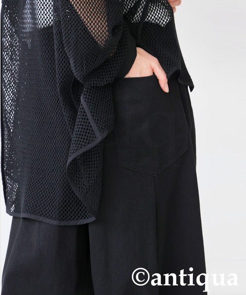 antiqua(アンティカ)の「カーブパンツ(その他パンツ・レディース・グレー/ブラック・LARGE/MEDIUM)」の19枚目の写真