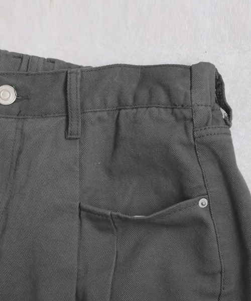 antiqua(アンティカ)の「カーブパンツ(その他パンツ・レディース・グレー/ブラック・LARGE/MEDIUM)」の6枚目の写真