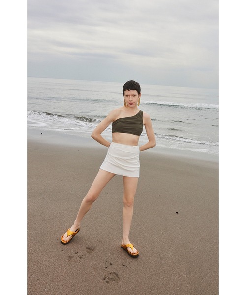 最も完璧な セール】TUCK ONE SHOULDER SWIM WEAR（水着）｜OMMO（オーエム 水着・ラッシュガード