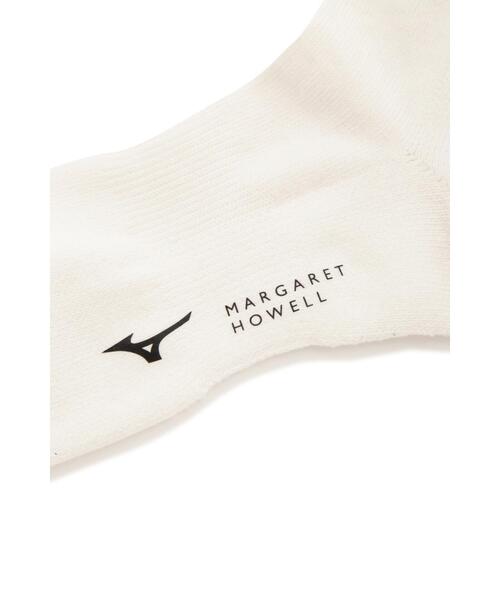 MARGARET HOWELL（マーガレットハウエル）の「PILE SHORT SOCKS（ソックス/靴下・メンズ・ホワイト/ブラック/カーキ・-）」の5枚目の写真