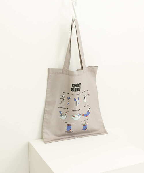 SENSE OF PLACE by URBAN RESEARCH（センスオブプレイスバイアーバンリサーチ）の「『別注』OATSIDE×SENSE OF PLACE　トートバッグ（トートバッグ・メンズ・ブラック/グレー/ブルー・ONE）」の4枚目の写真