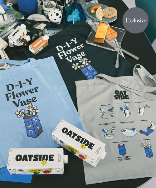 SENSE OF PLACE by URBAN RESEARCH（センスオブプレイスバイアーバンリサーチ）の「『別注』OATSIDE×SENSE OF PLACE　トートバッグ（トートバッグ・メンズ・ブラック/グレー/ブルー・ONE）」の9枚目の写真