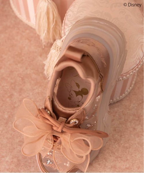 セール】【Mickey＆Minnie】/シアーデザインスニーカー