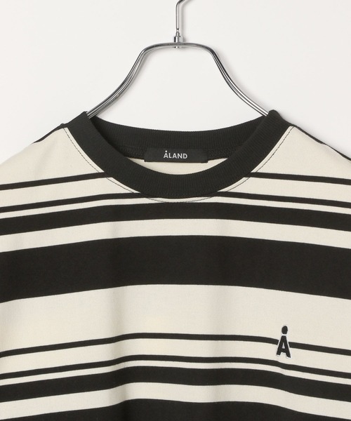 ALAND（エーランド）の「【UNISEX】ALAND／AロゴボーダーT（Tシャツ/カットソー・レディース・ネイビー/ホワイト/ブルー・MEDIUM/LARGE）」の10枚目の写真