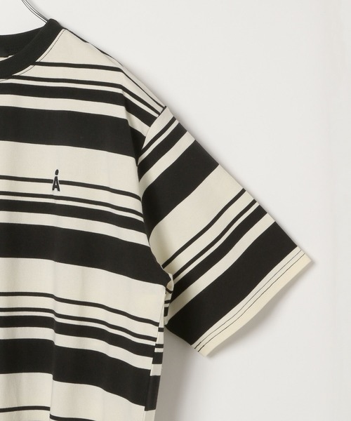 ALAND（エーランド）の「【UNISEX】ALAND／AロゴボーダーT（Tシャツ/カットソー・レディース・ネイビー/ホワイト/ブルー・MEDIUM/LARGE）」の11枚目の写真