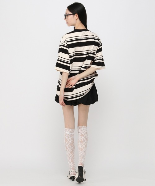 ALAND（エーランド）の「【UNISEX】ALAND／AロゴボーダーT（Tシャツ/カットソー・レディース・ネイビー/ホワイト/ブルー・MEDIUM/LARGE）」の15枚目の写真