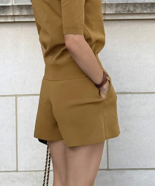 JENNE(ジェンヌ)の「エアリーサマーニットパンツ【UVカット・マシンウォッシャブル】(その他パンツ・レディース・キャメル/ブラック・SMALL/MEDIUM/LARGE)」の6枚目の写真