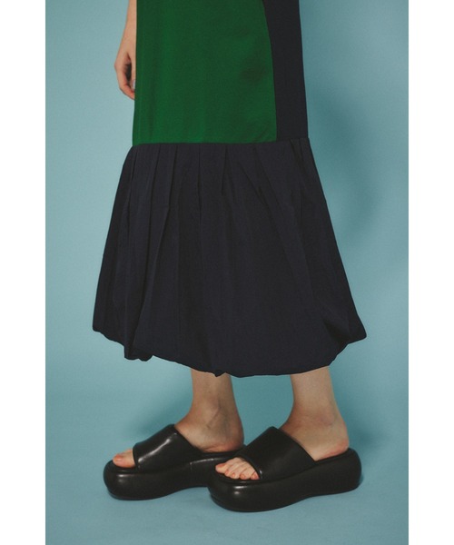 HeRIN.CYE（ヘリンドットサイ）の「Ponte docking balloon one piece　　ポンチドッキングバルーンワンピース（ワンピース・レディース・グレー/グリーン・36/38）」の18枚目の写真