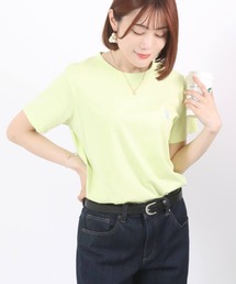 U.S.POLO ASSN.(ユーエスポロアッスン)ブランドロゴワンポイント刺繍 無地・ボーダー柄Tシャツ レディース