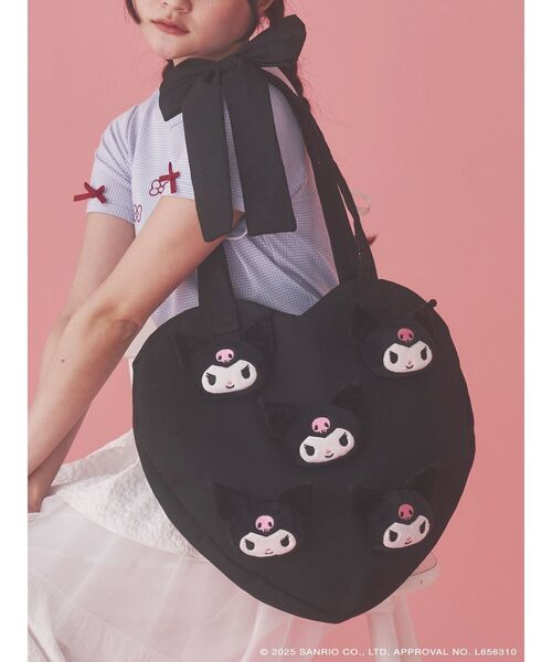merry jenny patchwork tote bag（ブラック） -ファッション通販