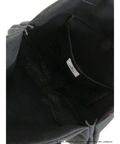 merry jenny(メリージェニー)の「【メロクロコラボ】KUROMI heart tote bag(トートバッグ・レディース・ブラック・FREE)」の10枚目の写真