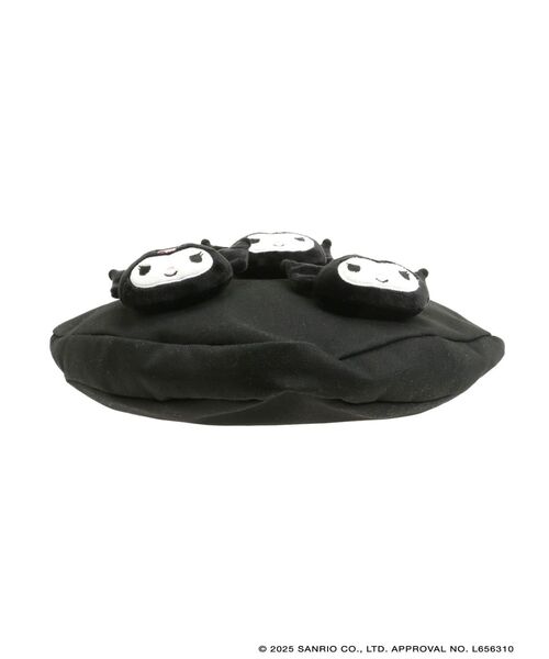 merry jenny(メリージェニー)の「【メロクロコラボ】KUROMI heart tote bag(トートバッグ・レディース・ブラック・FREE)」の2枚目の写真