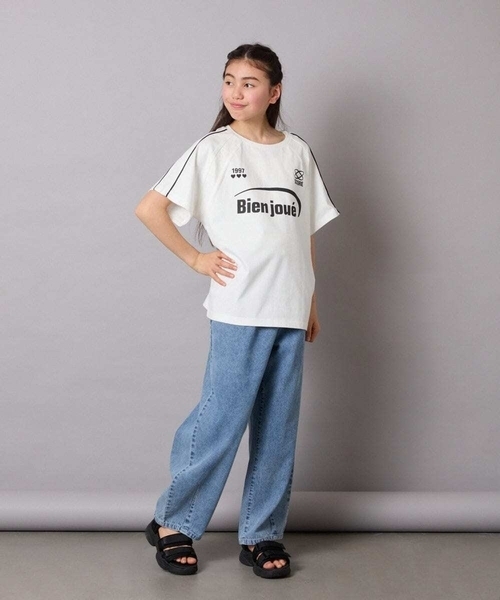 a.v.v（アーヴェヴェ）の「[130]バレルデニム（デニムパンツ・キッズ・ダークインディゴブルー・130）」の6枚目の写真