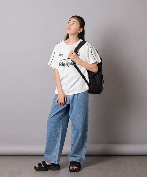 a.v.v（アーヴェヴェ）の「[130]バレルデニム（デニムパンツ・キッズ・ダークインディゴブルー・130）」の9枚目の写真