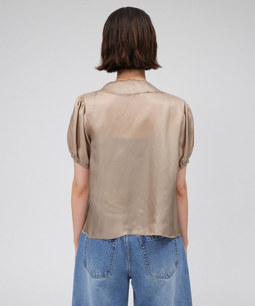 PROVOKE （プロヴォーク）の「【provoke】ラッフルブラウス（シャツ/ブラウス・レディース・ブラック/ベージュ・フリー）」の16枚目の写真