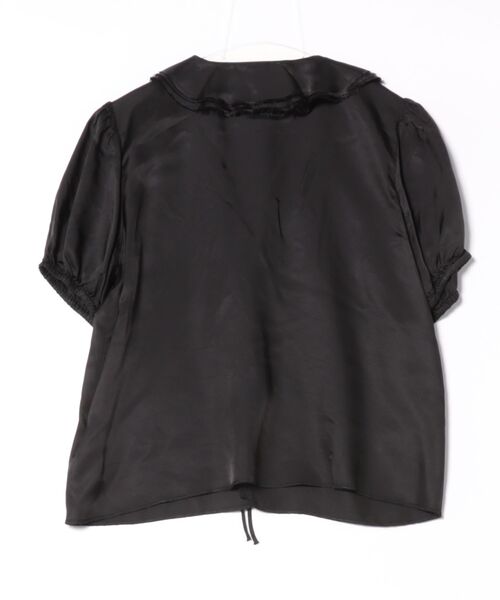 PROVOKE （プロヴォーク）の「【provoke】ラッフルブラウス（シャツ/ブラウス・レディース・ブラック/ベージュ・フリー）」の9枚目の写真