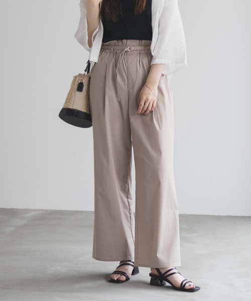NAVY（ネイビー）の「NAVY 【ベルト付き】ハイウエストパンツ（その他パンツ・レディース・オリーブ/ブラック/ベージュ・L/M）」の11枚目の写真